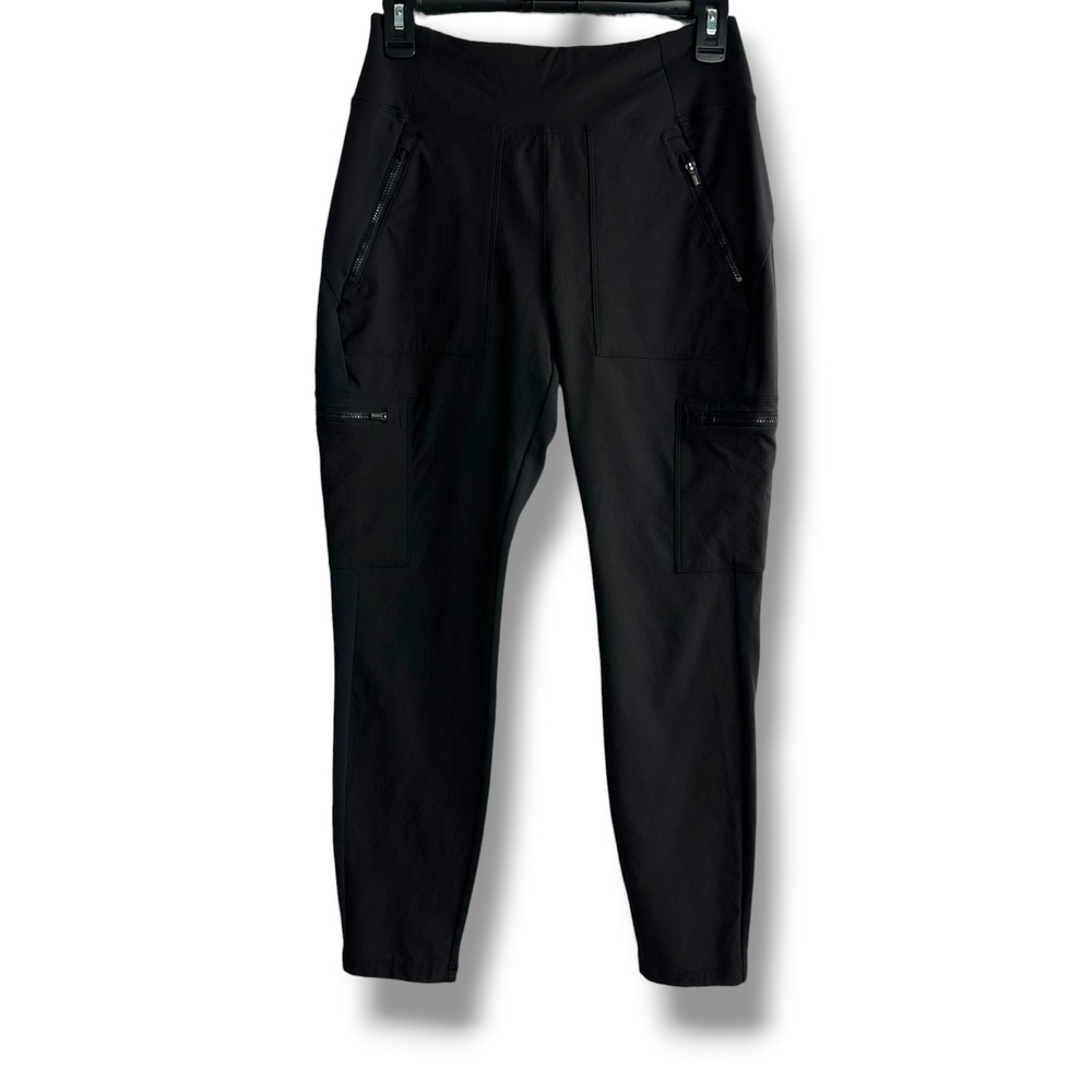 Athleta Headlands Hybrid Cargo II Tight‎ Women 6P Black Hiking Pants